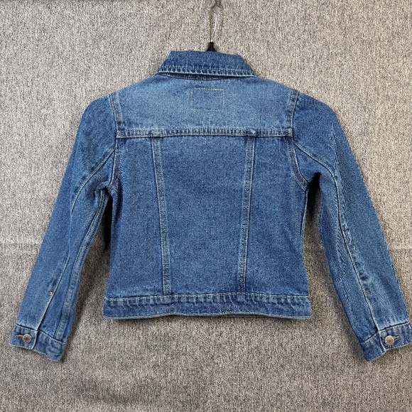 Levi's Blue Denim Button Up Trucker Style Jacket Kids Size 4T **READ** - Picture 2 of 7